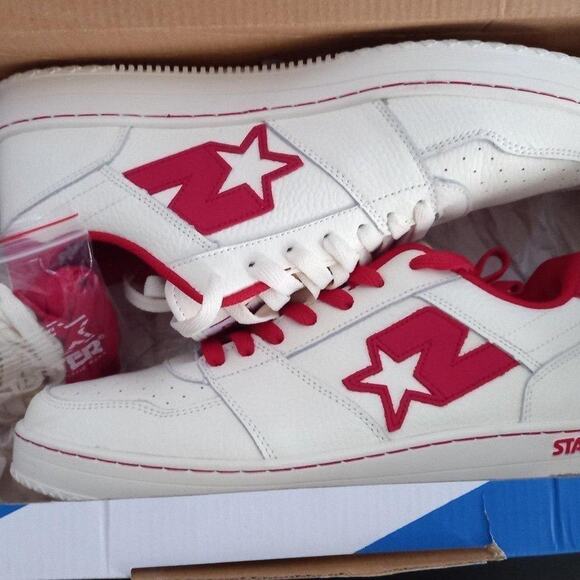 Starter LFS 1971 Low Off White and Red - size 11 M / 12.5 W US / 44 EU - Picture 5 of 8